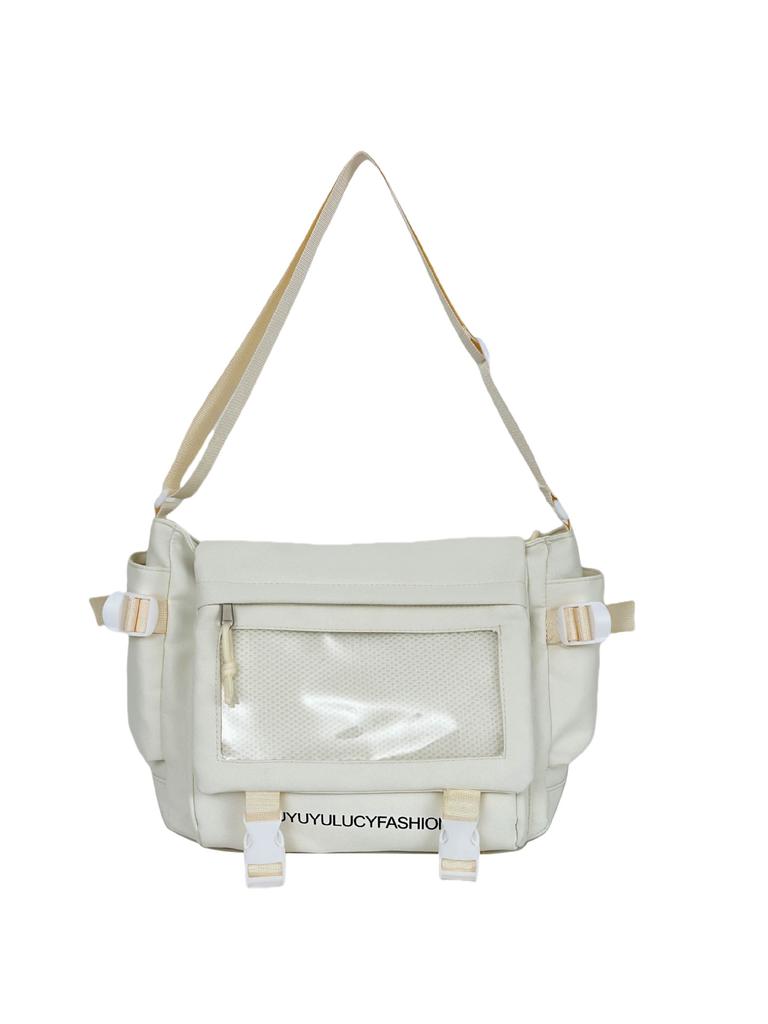 Japanese simple millet pain bag female large-capacity student tutoring two-dimensional shoulder bag casual high-value oblique span bag