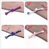 Imitation Jade Beads Cloth Button, Chinese Frog Closure Buttons, Knot Fastener, Decorative Cheongsam, 5 Pairs