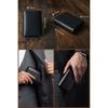 [Kawa-Kawa] Men's Bi-fold Wallet Tochigi Leather Black
