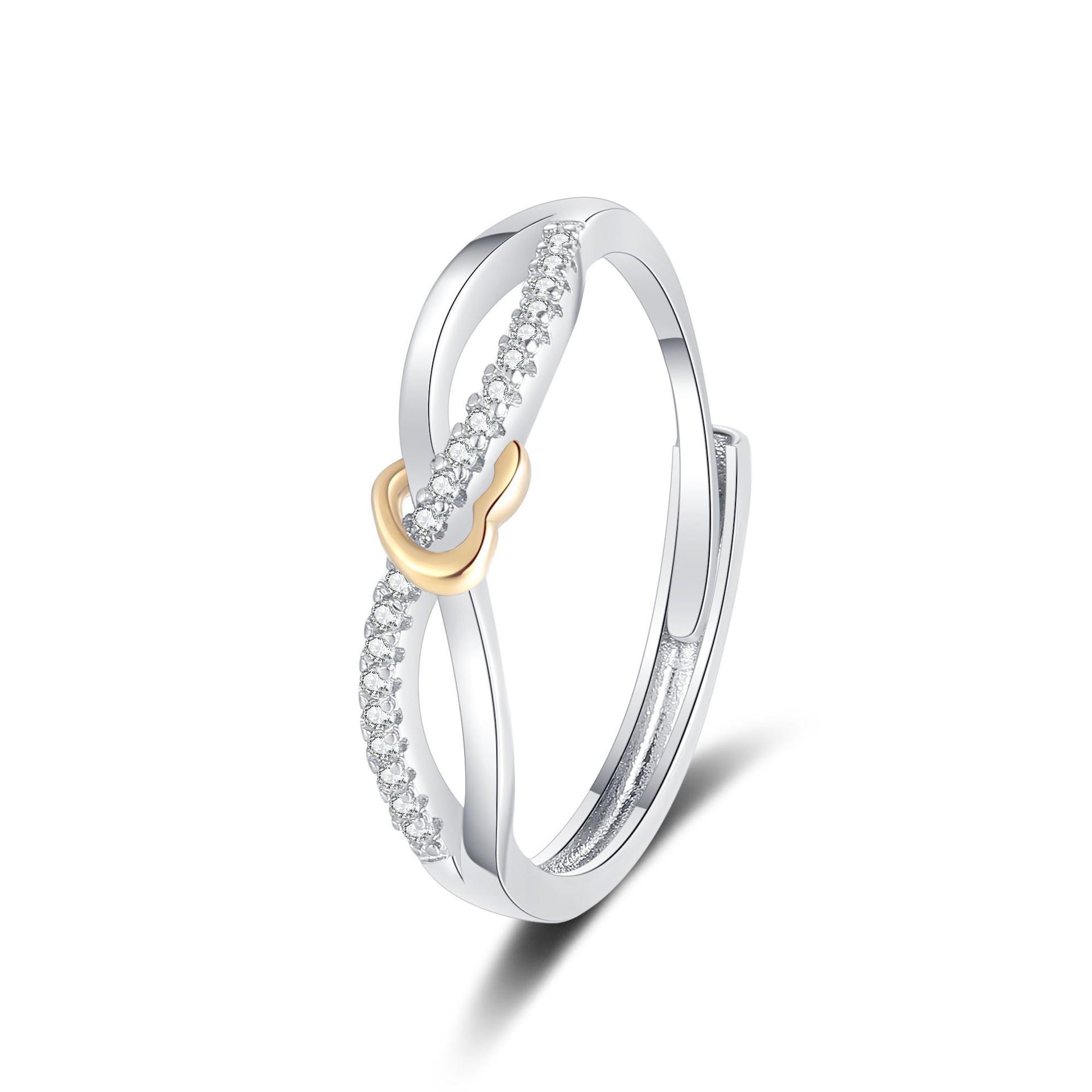 

Infinity Heart Necklace and Ring Set: Elegant, Versatile Three-Piece Set