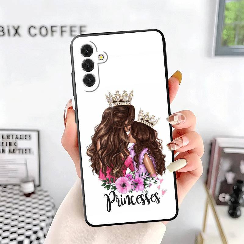 Baby Mom Girls Soft Phone Case for Samsung A17 A37 A57 A16 A26 A36 A56 A15 A25 A35 A55 A14 A24 A34 A54 A13 A23 A33 A53 A52 A12