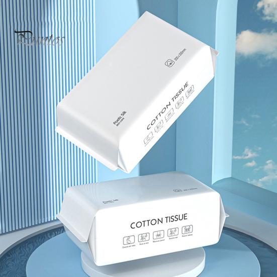 Makeup Remover Wipe 100Pcs/Bag Thick Face Towel Dry And Wet Use Strong Water Absorption Cleansing Cloth Lint Free Soft Travel Cotton Disposable