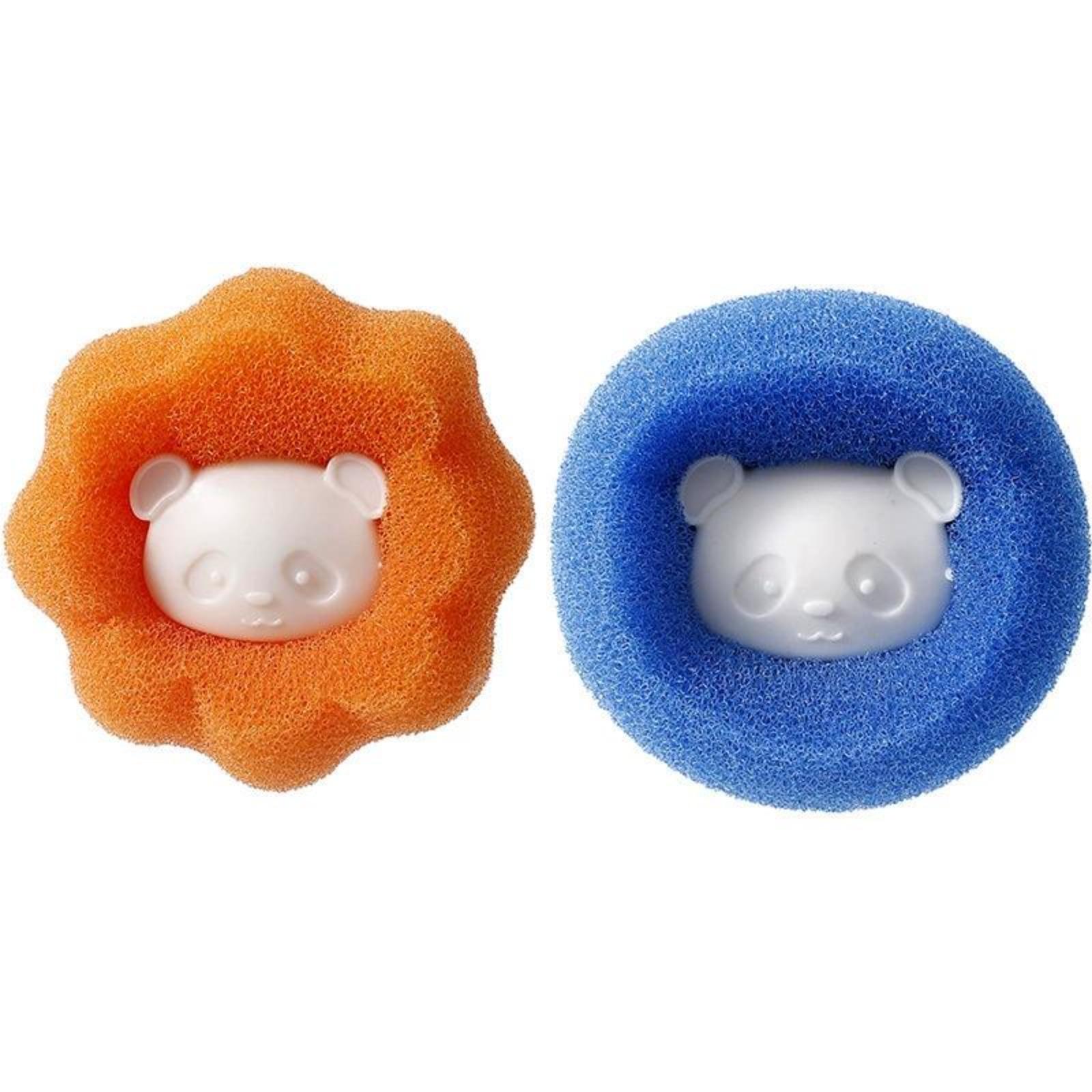 Стирочный шарик, шарик для стирки, губка для стиральной машины, для сбора волос, пятновыводитель, стирочный шарик One size синий