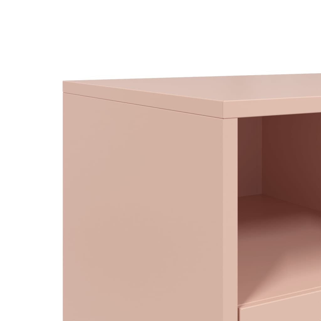 Pink TV Stand 68 X 39 X 60.5 Cm Steel