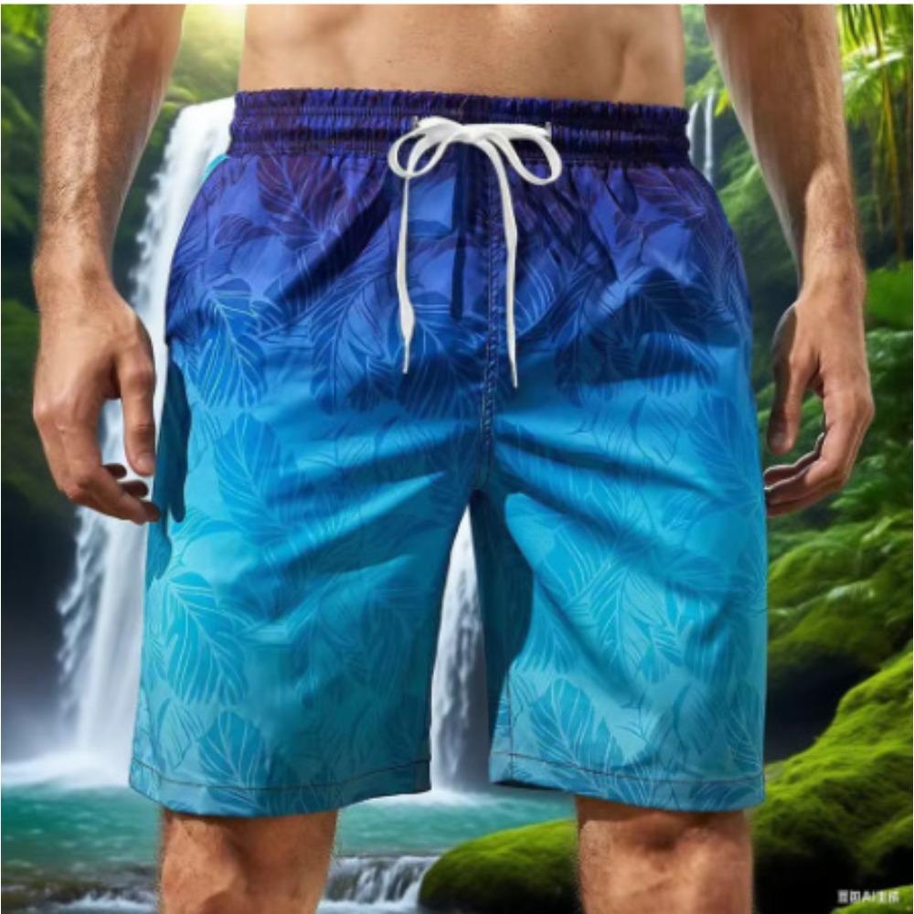3D Digital Printing T-Shirt Teen Men's Shorts Versatile Breathable