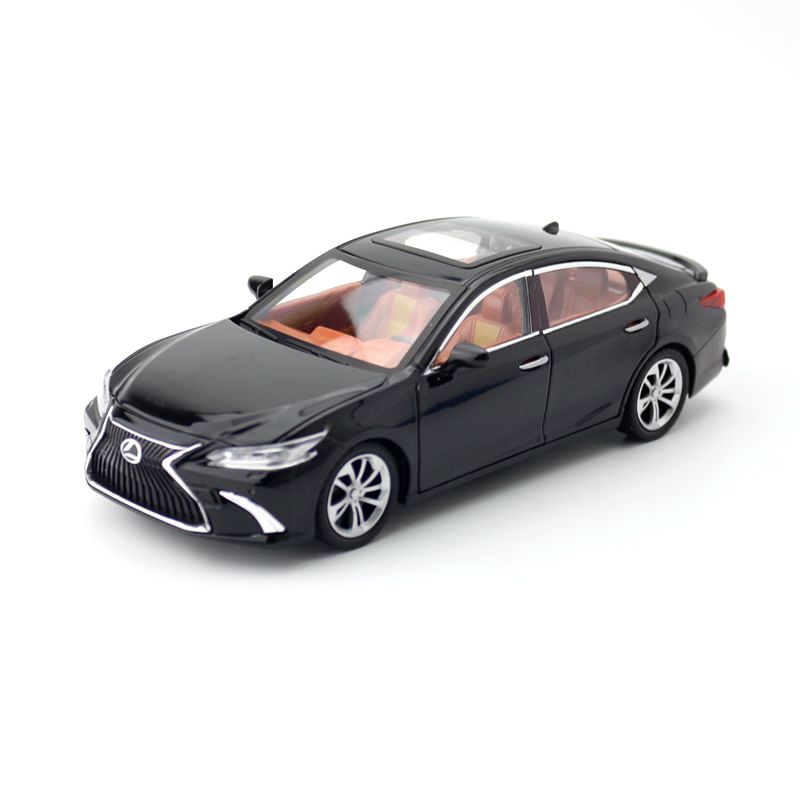 1/24 Lexus ES300h Auto Spielzeug für Kinder Diecast Miniaturmodell Rückzugsantrieb Sound & Licht Türen zum Öffnen Sammlung Geschenk für Jungen