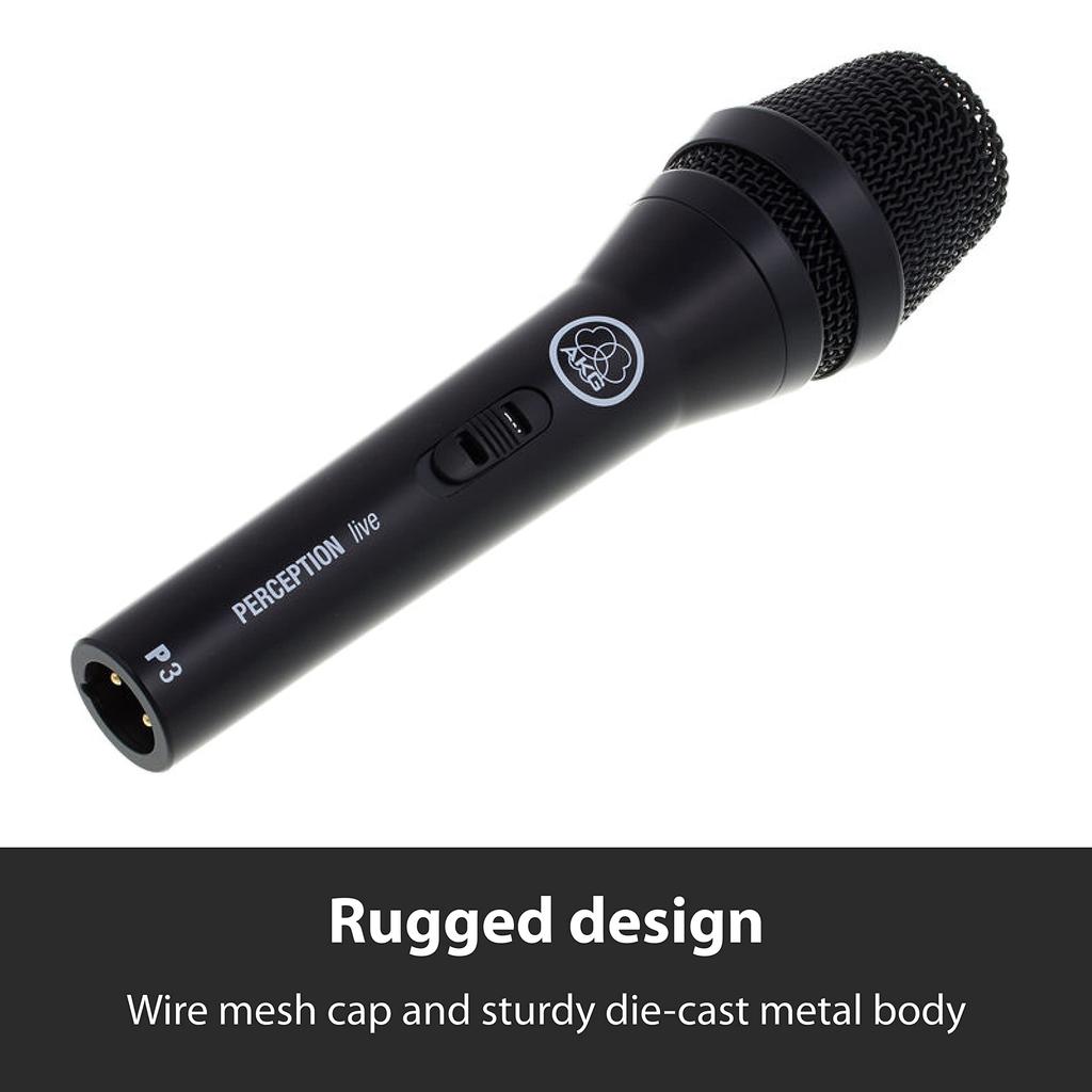 AKG P-3S Dynamic Microphone [mask dB]