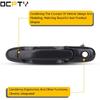 OCPTY Door Handle Exterior Front Driver Left Side Replacement fit 1998-2003 Sienna Outside Door Handle Black