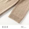ELLE Women's French Lambswool Long Knitted Cardigan