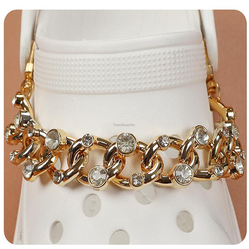 2026 Catene Donna Scarpe Designer Charms Acrilico Strass Charms Decorazione Scarpe DIY Staccabile Accessori Scarpe