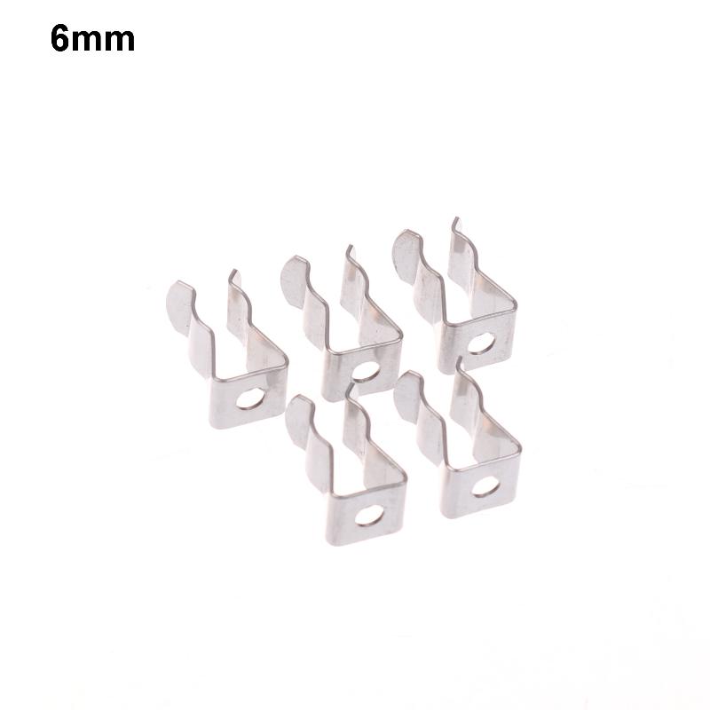 5Pcs Heavy Duty Narrow Base Tool Spring Clips Heavy Duty Tool Storage Hangers For Garages Sheds Hardwares