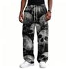 Men's Loose Fit Wide Leg Casual Pants Streetwear Comfortable Trousers