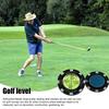 Golf Doppelseitiger Marker - Gerahmtes Winkelmessgerät, Gradmessung Grüne Ballposition Markierung Golfzubehör Praktisch