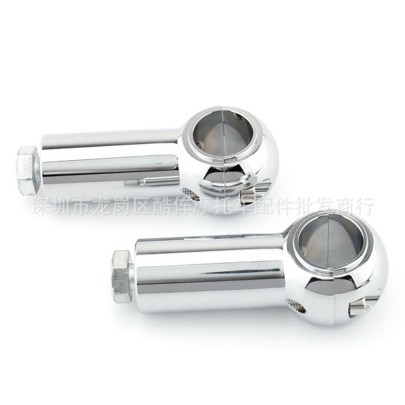 Harley-Davidson 3 Inch Riser Spacer Kit Handlebar Height Adjustment Chrome Or Black