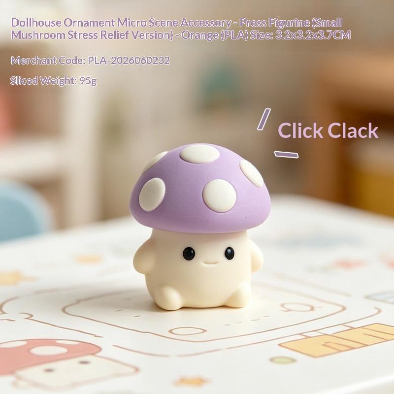 3D Printed Cactus Clicker Keychain Mini Fidget Clicker Toy Portable Push Button Stress Relief Keyring Gift For Kids Adults
