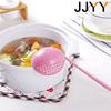 JJYY The 2 in 1 Kitchen Spoon Spoon Long handle Plastic Colander Filter Tableware Hot Pot Spoon