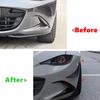 For Mazda Miata MX-5 ND 2016-2025 Front Bumper Spoiler Fog Lamp Cover Air Knife Splitter Body Kit