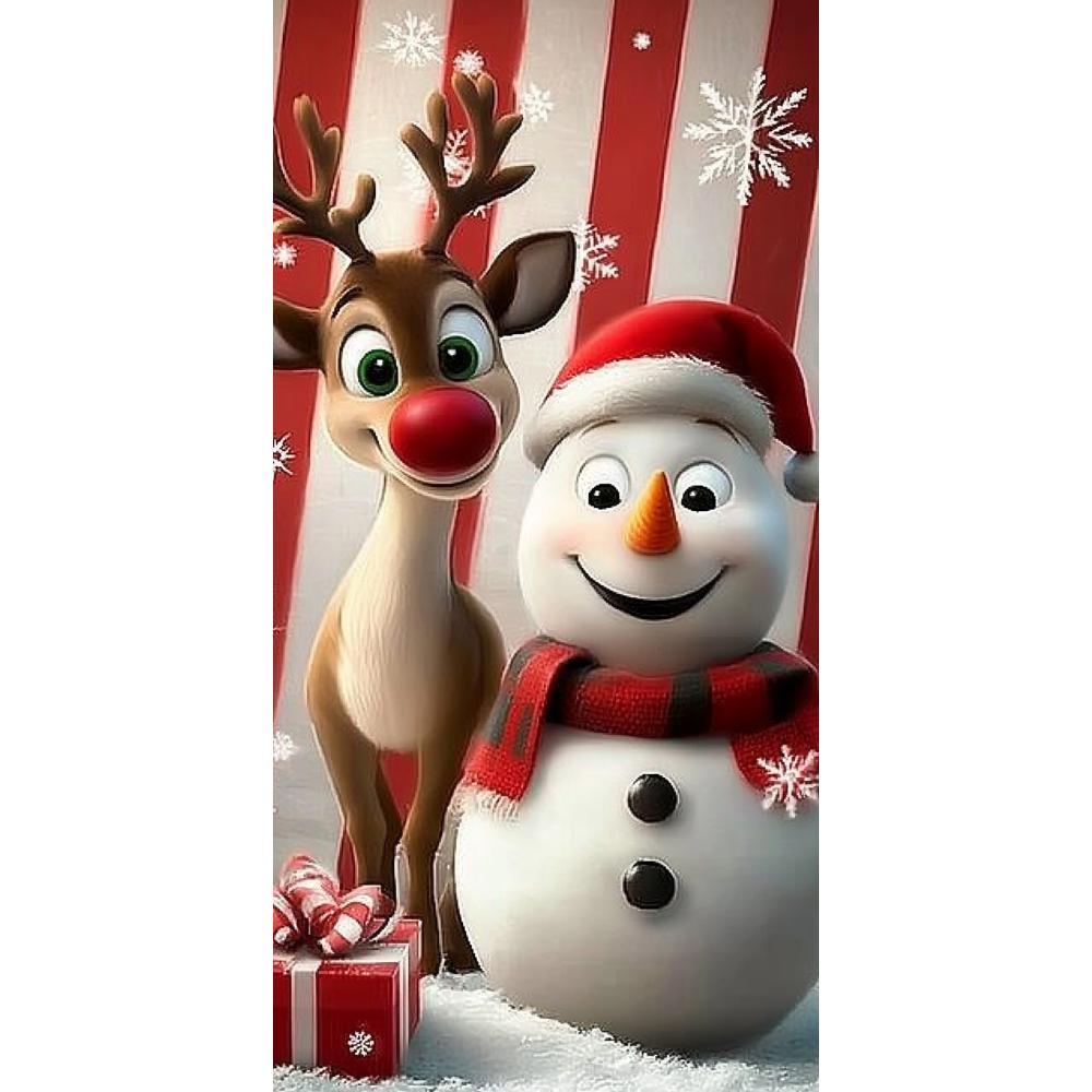 Cartoon Santa Elk Linings For Christmas Doors Kids Room Door Cover Banner Indoor Outdoor Porch Large Decoration New Year Decors
