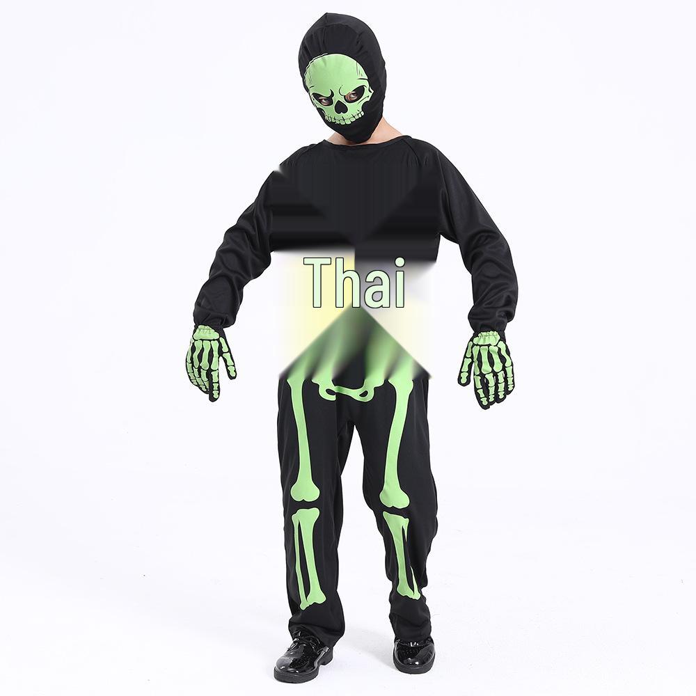 

Светящийся в темноте костюм скелета для детей - Классический костюм на Хэллоуин 110 cm