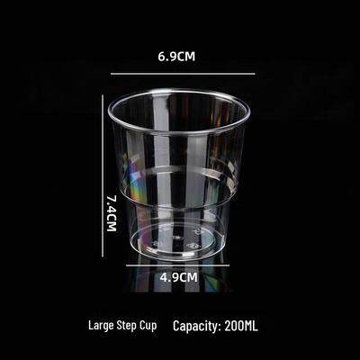 ZISIZ Clear Plastic Disposable Cups