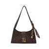 Street Style Moon Bag Pu Material With Magnetic Closure For Daily Casual Use