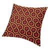 Home Hotel Carpet Square Pillow Cover Home Decorative Geometric Pattern Looped Hexagons Cushion Cover Throw Pillow Sofa Printing