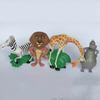 4pcs Madagascar Movie Action Figures Cake Toppers Animal Penguin Kids Toys Gift