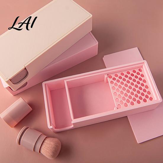 Pottery Tool Organizer Clay Tools Kit Powder Storage Box with Sieve Brush Container Removable for Craft Organizer Air Dry Accessory DIY Handmade