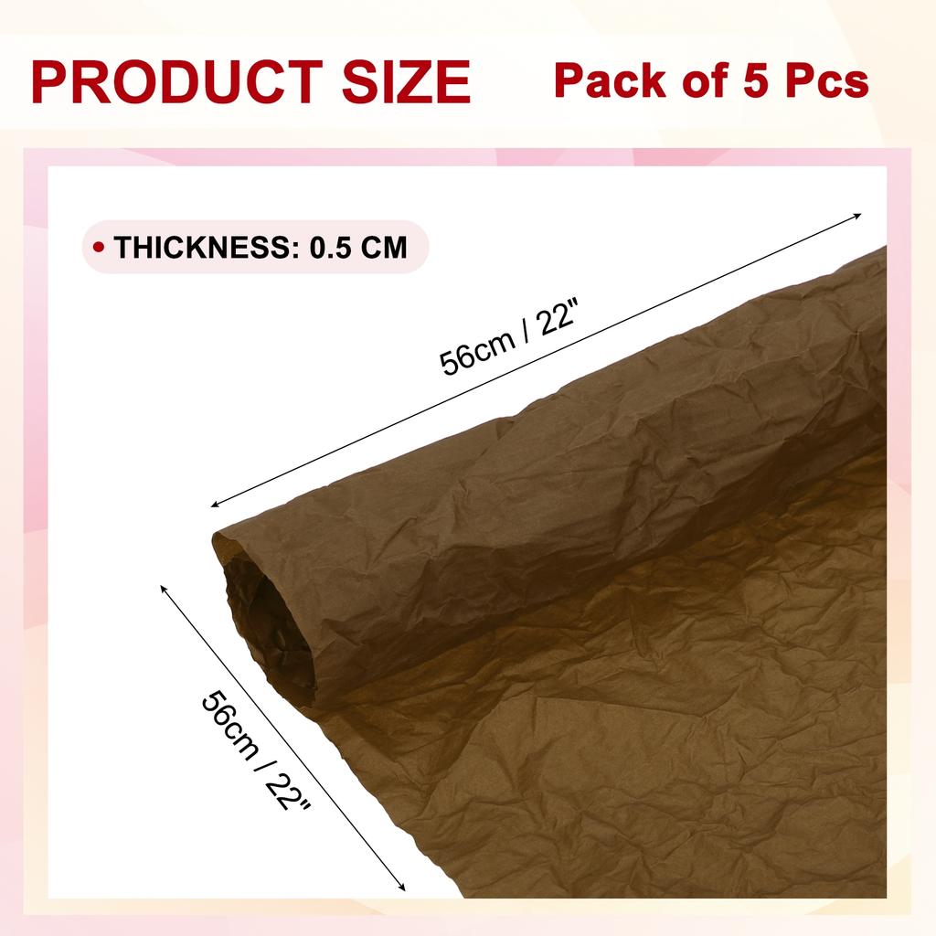 5pcs Flower Wrapping Paper Waterproof Bouquet Wrapping Paper Gift Wrapping Paper Birthday Wedding Ceremonies Paper Sheet