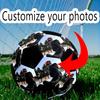 Winter Wonderland. Personalized Photo Size 5 Soccer Ball Machine-Stitched Indoor/Outdoor Universal Football Customize Exclusive Personalized Name