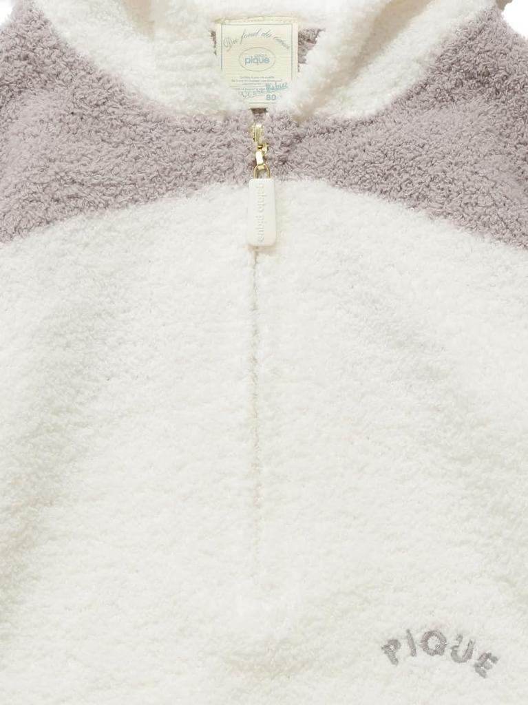 BABY Powder Animal Rompers PBNO259025 OWHT 80 [Gelato Pique]