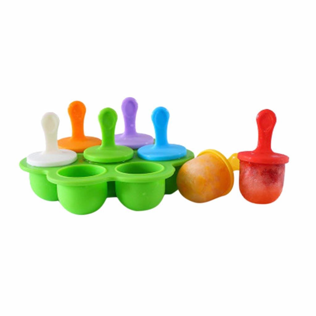 Silicone 7 Hole Popsicle Ice s Classic s Trays Reusable
