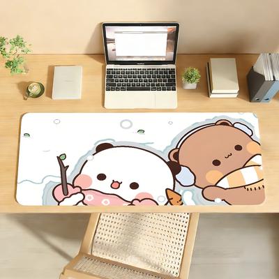 Tapis de Souris Mignon Bubu Dudu Ordinateur Portable en Caoutchouc Antidérapant Tapis de Souris Tapis de Bureau Décoration pour Joueurs