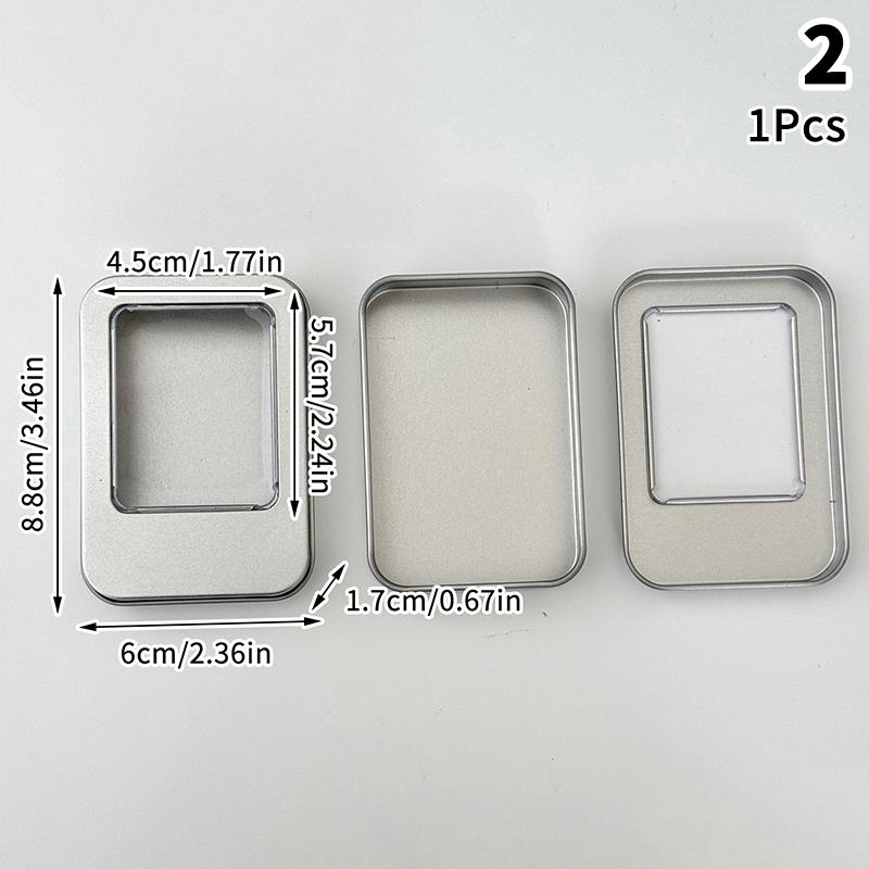 

Серебристая Жестяная Коробка Откидная Крышка Портативная Мини Коробка для Хранения Фотокарточек Пылезащитный Органайзер для Фотокарточек K-pop Идолов Альбом Чехол Контейнер