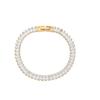 E.B.belle Luxury Christmas Jewelry Gift For Ladies Square Tennis Chain Choker Necklace Green Pink White Black Crystal Necklace
