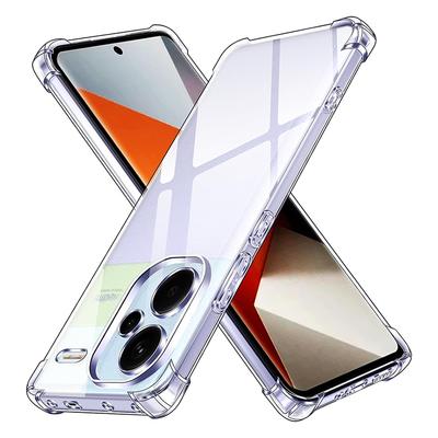 Custodia Morbida in Silicone Trasparente Antiurto per Xiaomi Redmi Note 13 12 Pro Plus Pro+ 4G 5G Guscio Trasparente Ultra Sottile di Lusso