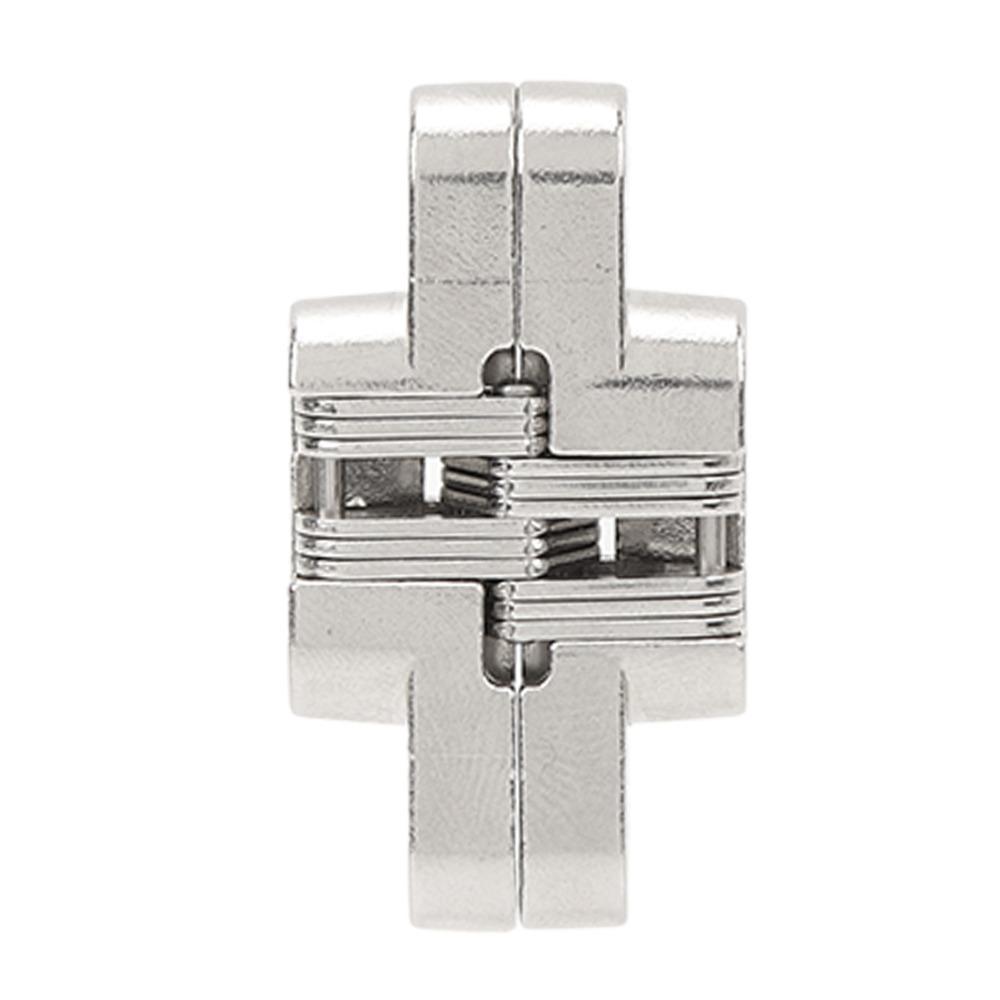 2pcs Easy-Install Concealed Hinge Compact Cross Hinge Durable Hidden Hinge  Secret Bathroom Doors
