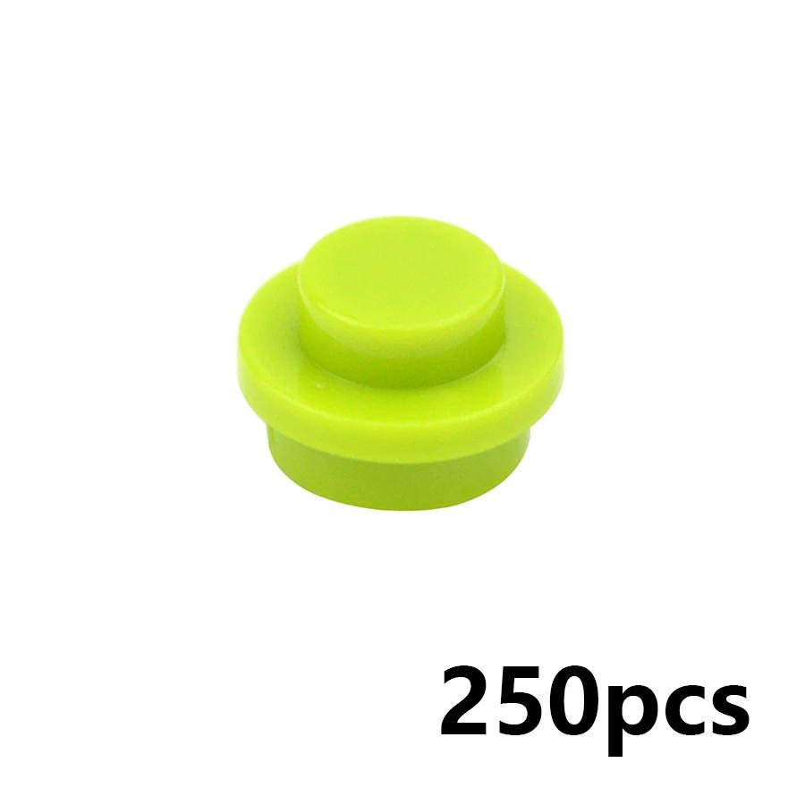 250 ks MOC Skládací dílky 4073 6141 15570 Deska Kulatá 1x1 Bod DIY Stavebnice 1*1 Figurky Lampy Cihličky Hračka pro děti