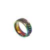 Men's Non-Fading Rotating Titanium Steel Ring - Stainless Steel Hand Jewelry