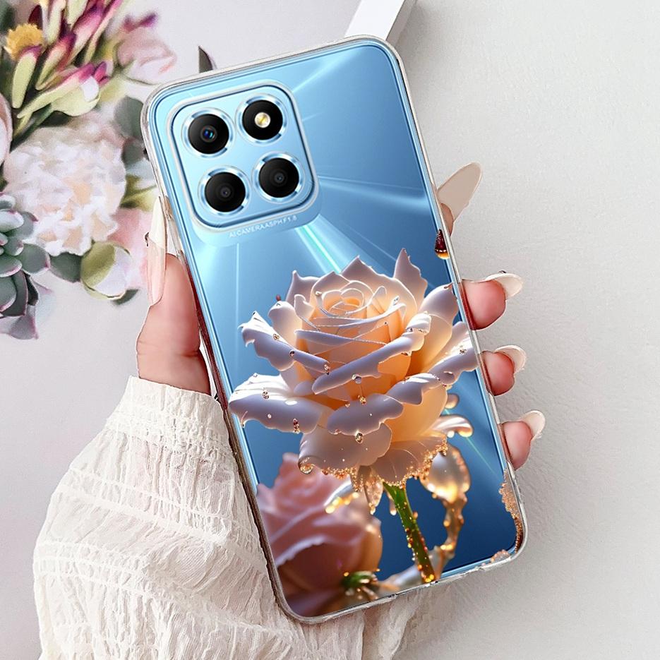For Honor X6 Case Honor X8 5G VNE-N41 New Fashion Painted Cover Soft Slim Phone Case For Honor 70 Lite HonorX6 HonorX8 5G Fundas