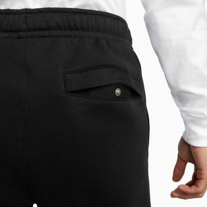 Nike Logo Print Cuffed Drawstring Knit Sports Pants Men Pants DM5468-010