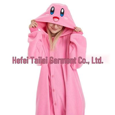 Combinaison pyjama de Noël chaude et épaisse pour couple de dessins animés Kirby transfrontaliers pour vêtements d'intérieur