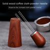 Cabo de Madeira Maciça Aço Inoxidável Distribuidor de Agulhas para Espresso Ferramenta Mexedora de Café com Base de Madeira
