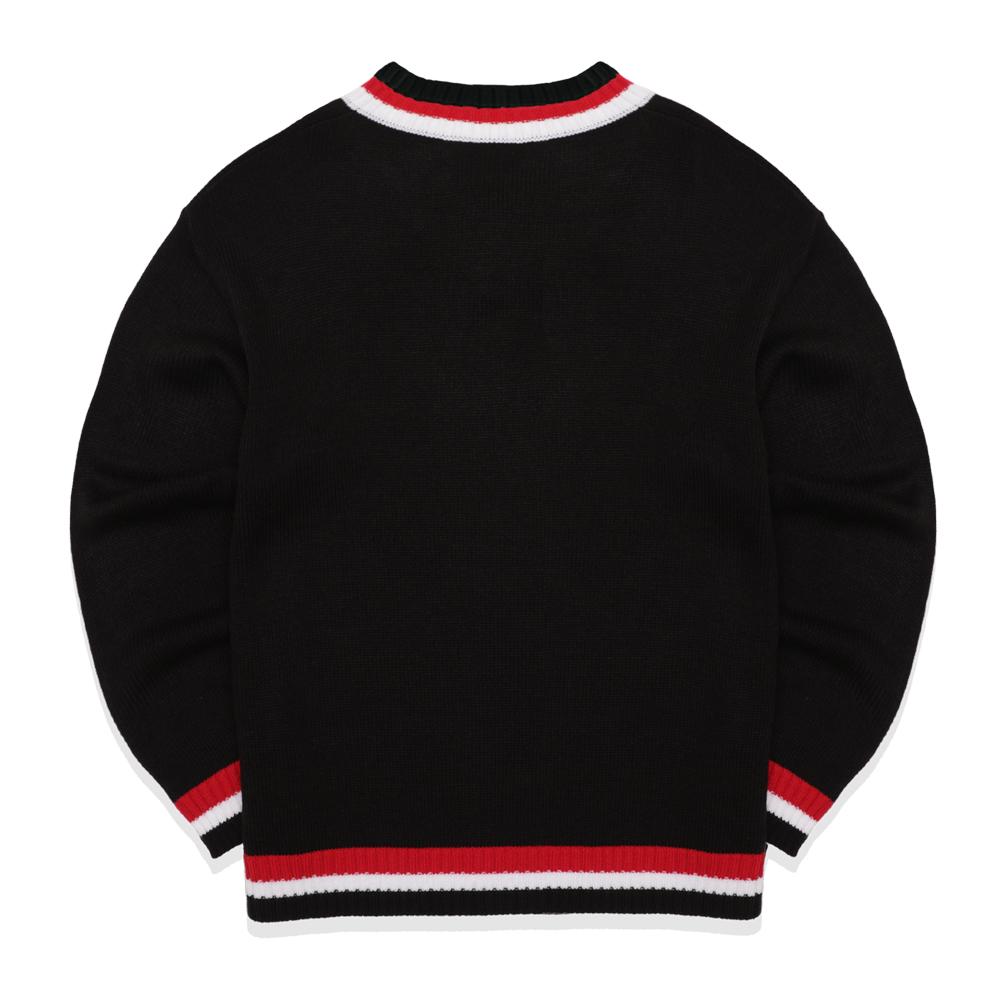 NP STUDIO Nasty Whale Logo Knit Black
