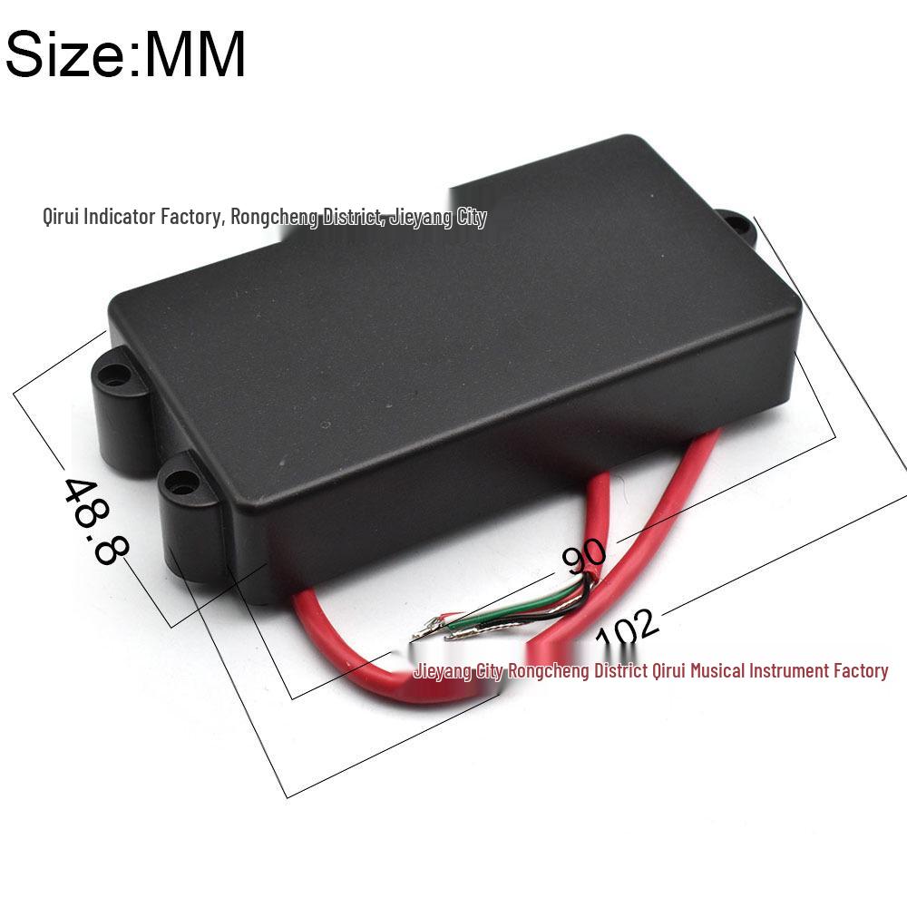 Four-String Electric Bass Guitar Neck & Bridge Pickup