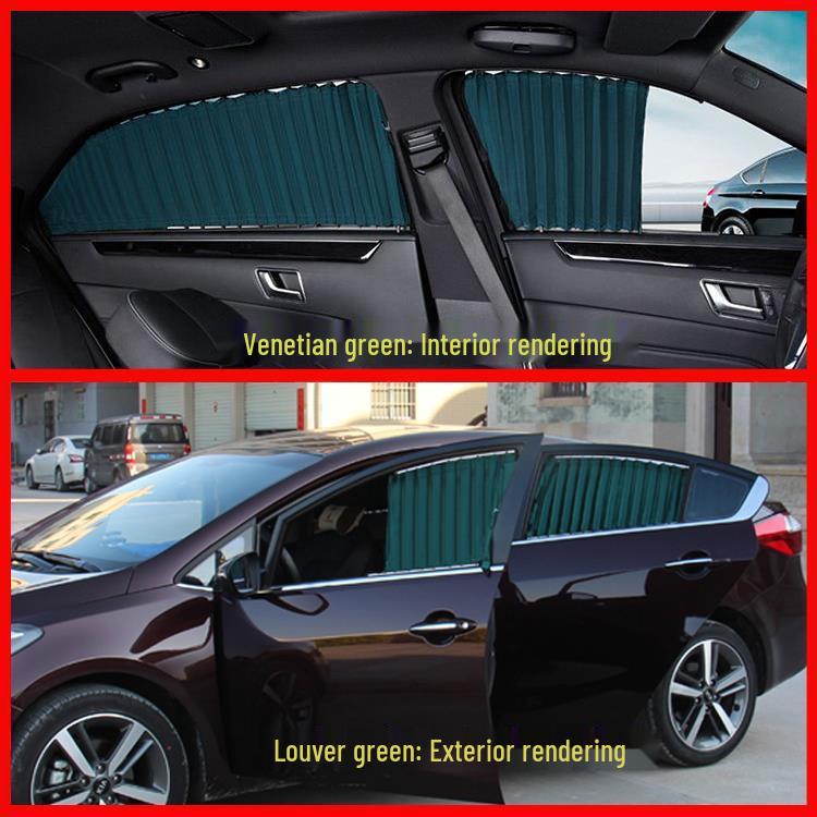 Ford Edge Privacy Sunscreen Blinds – Aluminum Alloy Track, Car Curtains for Shading