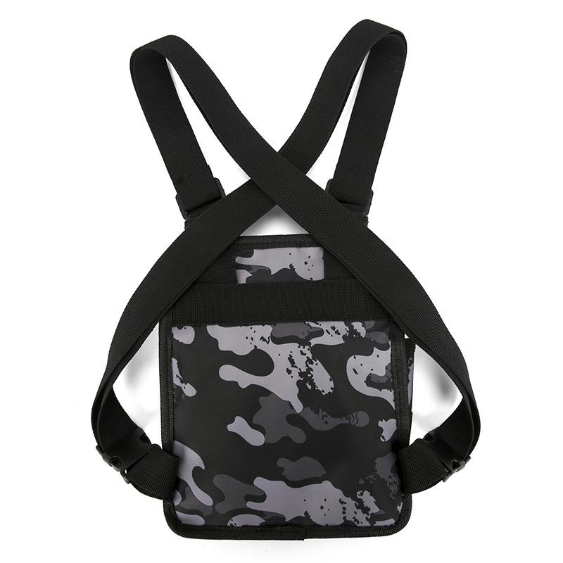 

TS JYL laptop bag,Tactical Chest Bag Men Multi-Function Vest Waist Bag Outdoor Hiking Pack OneSize іспанська bistre кольору
