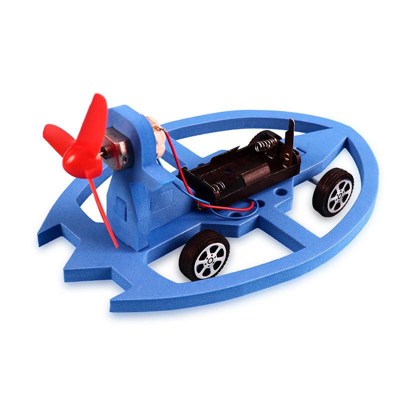 DIY EVA Wind-Powered Car: Hand-Assembled Science Experiment Model & Educational Toy