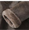 Men's Plus Size Lapel Leather and Fur Jacket - Winter Edition
