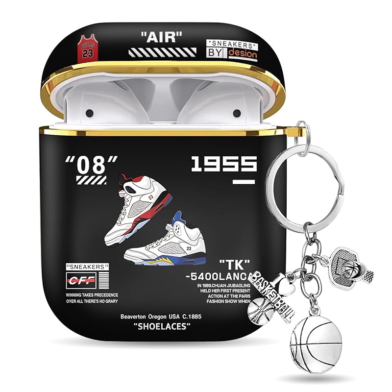 

Airpods Case (1st generation/2nd generation) AirPods 1/2 case South Korea Fashionable cute character sneakers creativity design air pods cover with